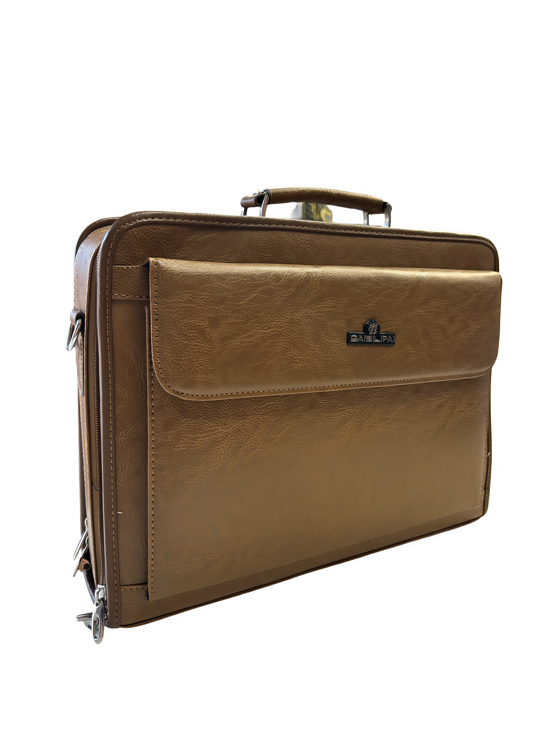 Mallette porte-documents professionnelle en simili-cuir