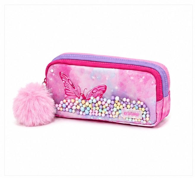 TROUSSE CRISTAL AVEC PAPILLON