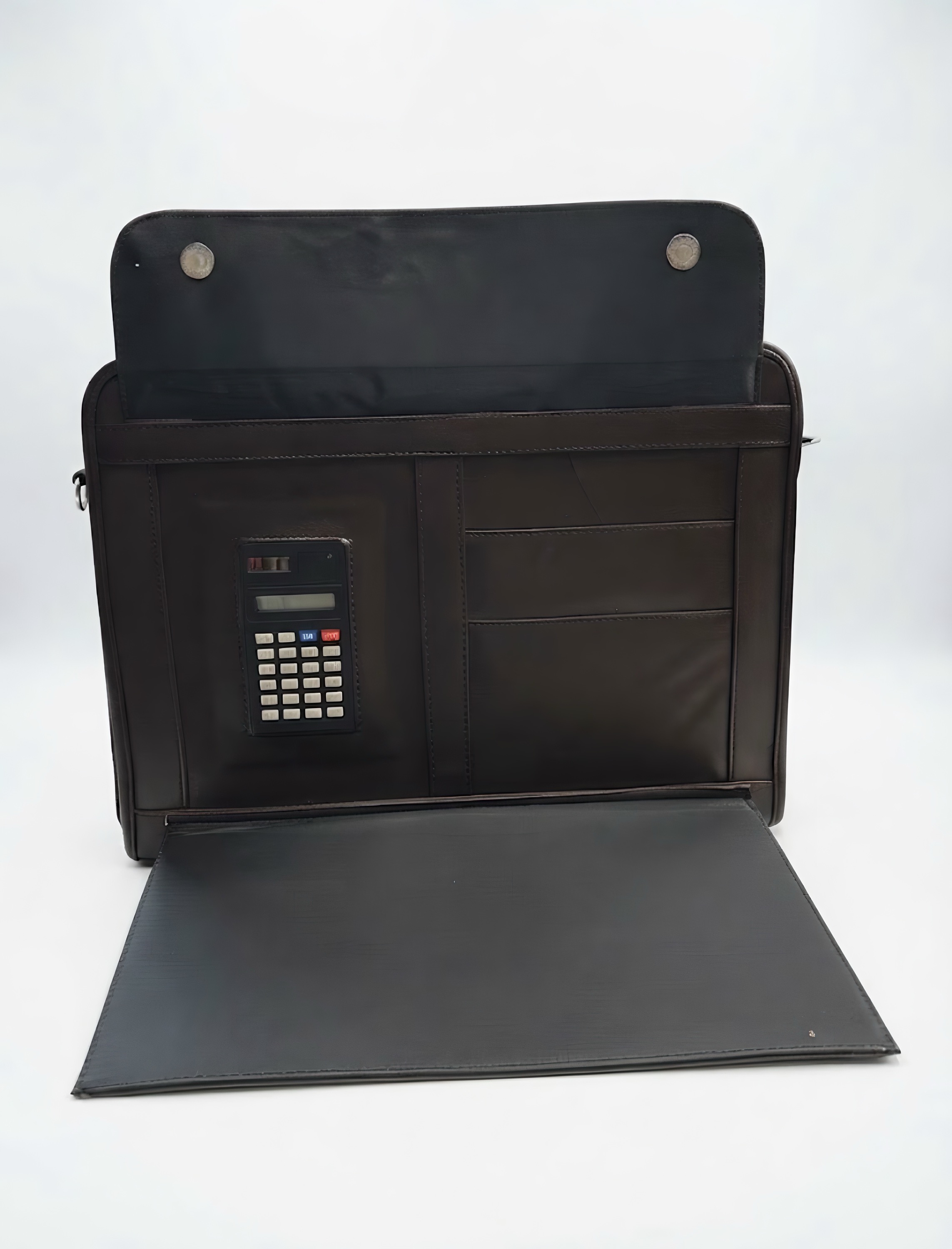 Mallette porte-documents professionnelle en simili-cuir
