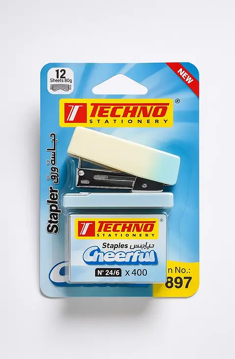 AGRAFEUSE MINI 24/6 26/6 (12F/80G) CHEERFUL SB REF 7897