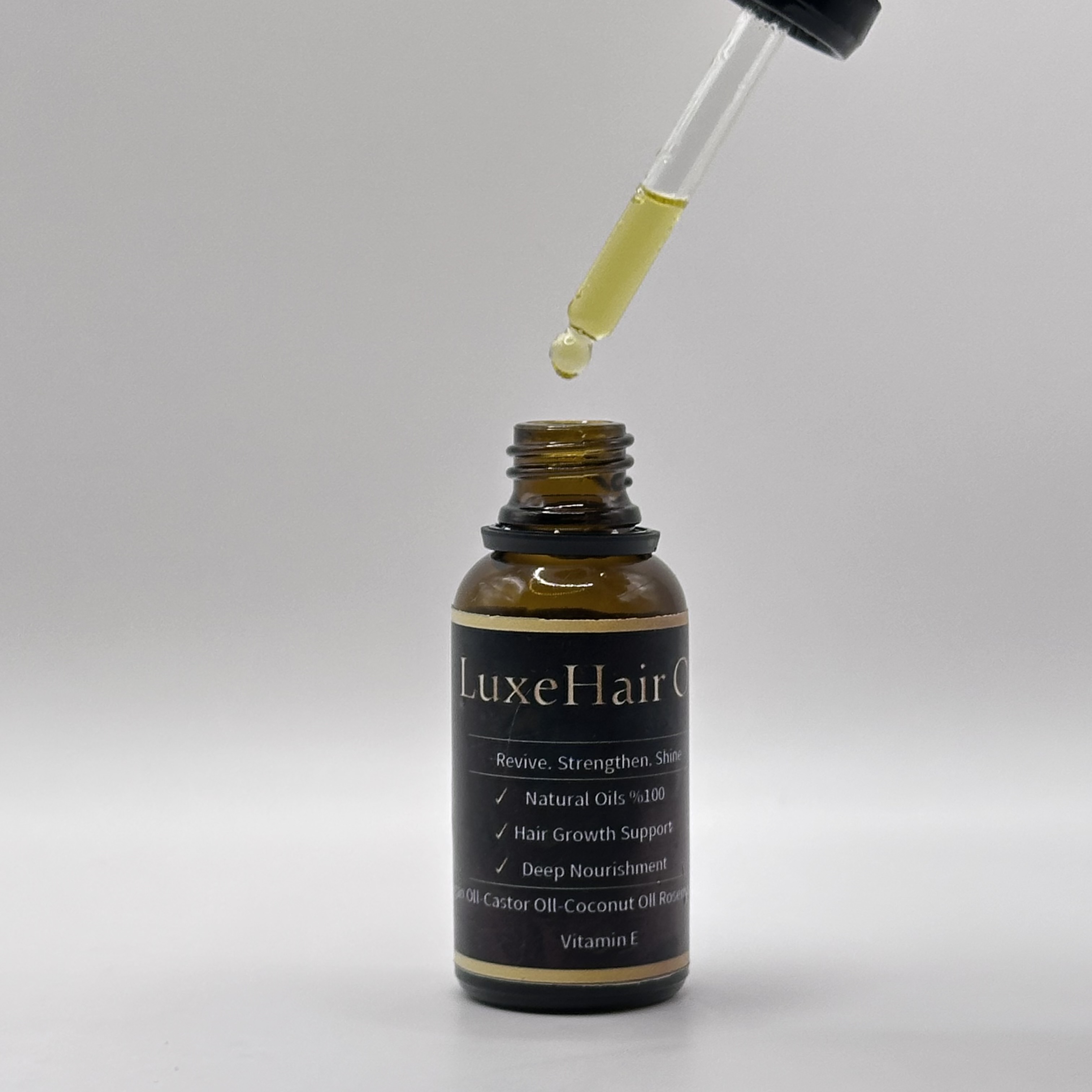 LuxeHair Oil – Sérum Capillaire Croissance & Anti-Chute (30ml)