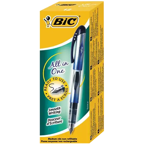 STYLO A PLUME BLEU BIC