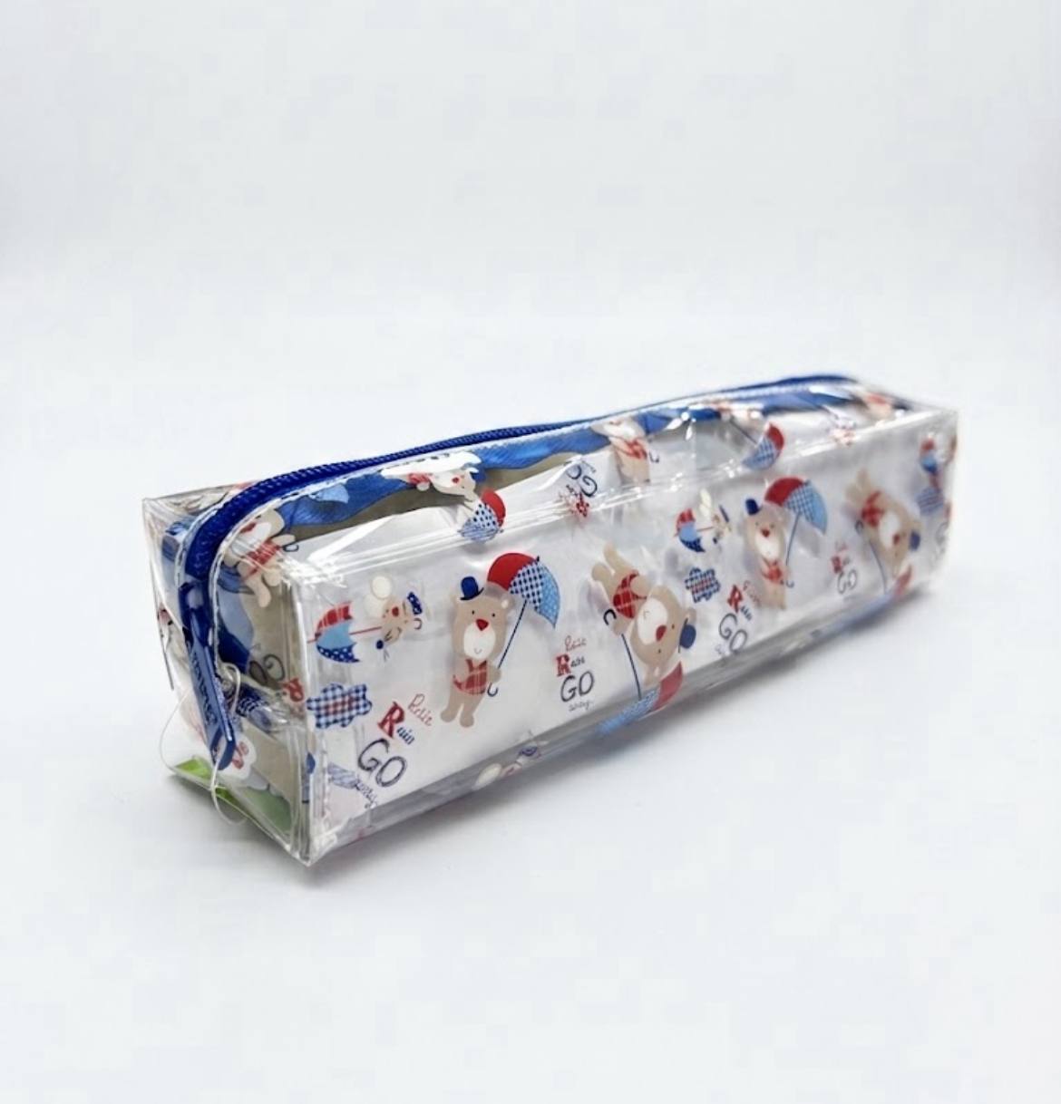Trousse transparente a motif Garçon Cristal CR-1212