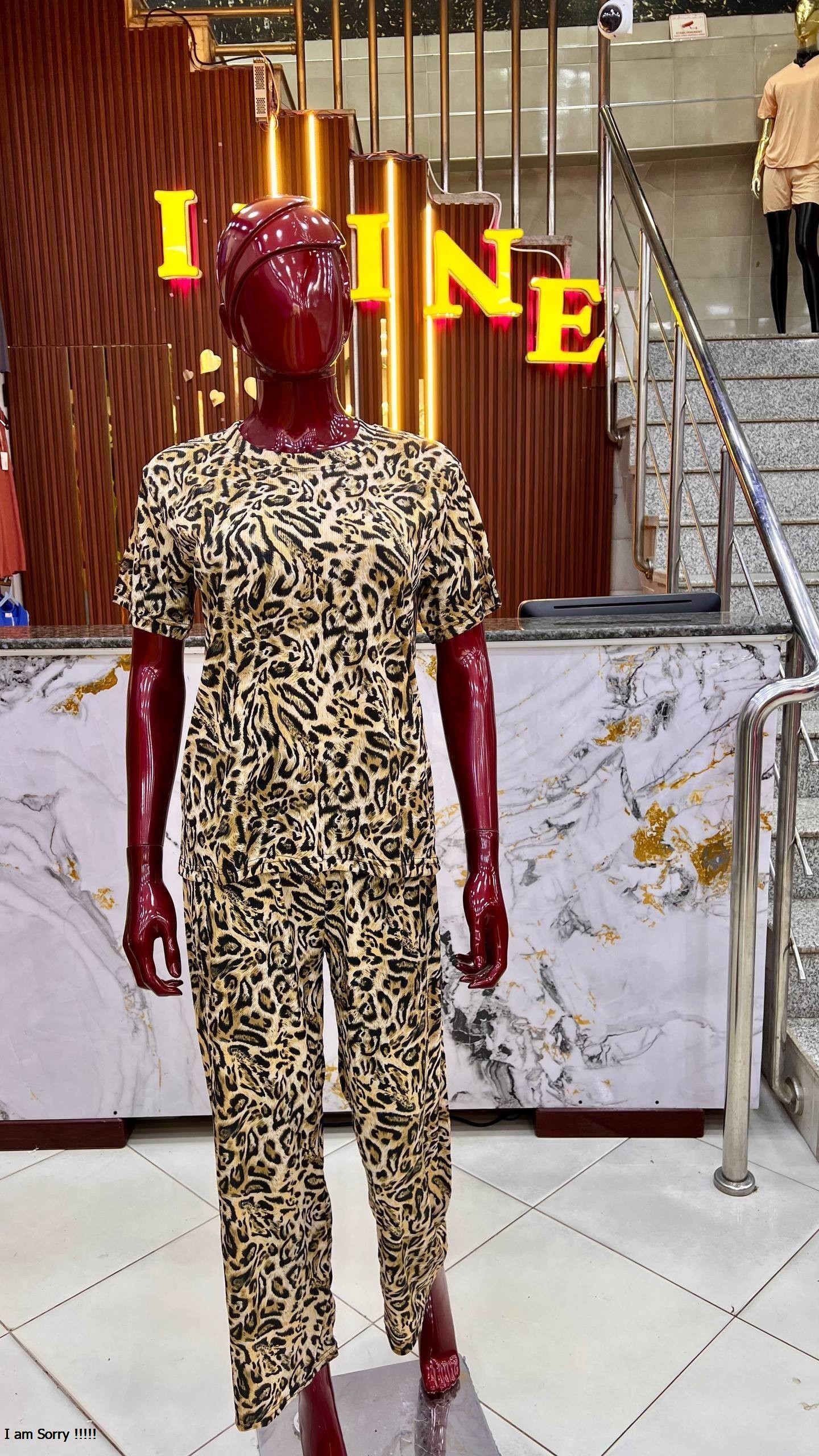 Ensemble Deux Pièces Femme Imprimé Animal