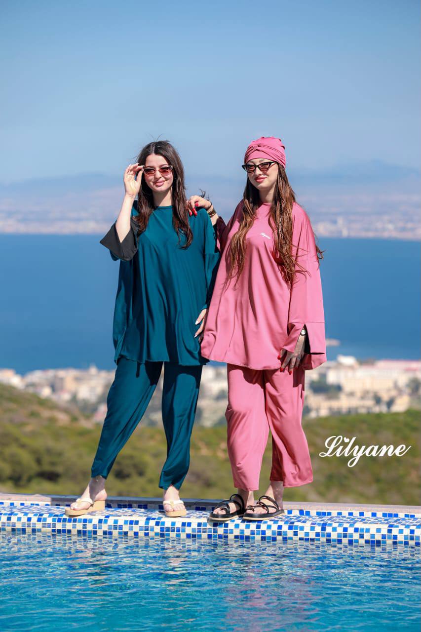 Burkini 3 pièces Lilyane – Ensemble maillot de bain couvrant