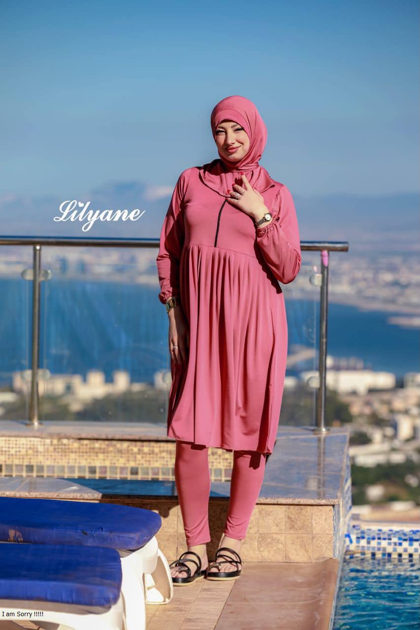 Burkini Lilyane – Ensemble 3 pièces manches longues