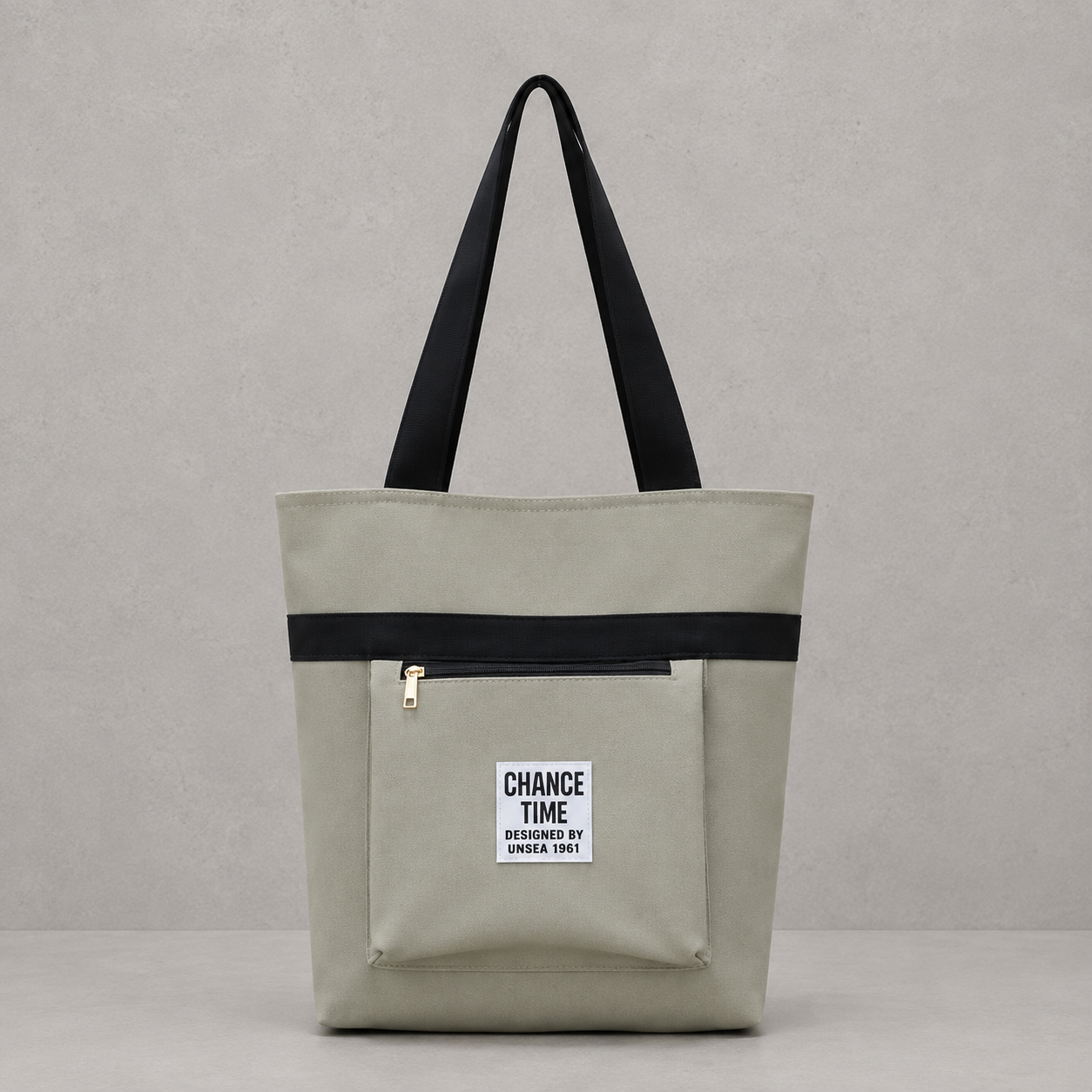 Tote Bag Casual Bicolore Chance Time