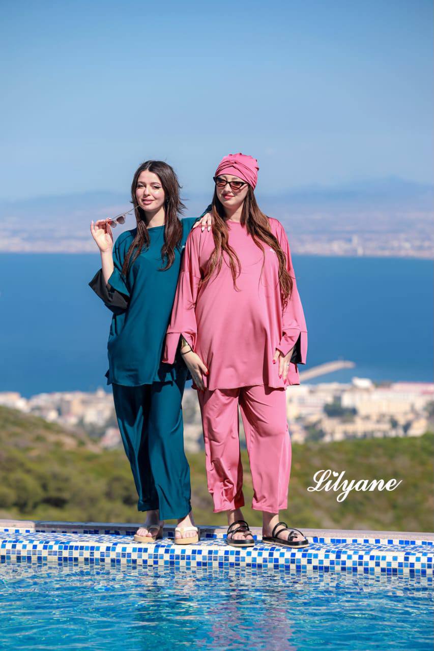 Burkini 3 pièces Lilyane – Ensemble maillot de bain couvrant