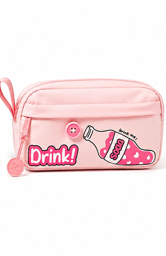 Trousse scolaire cristal Drink CR-12017