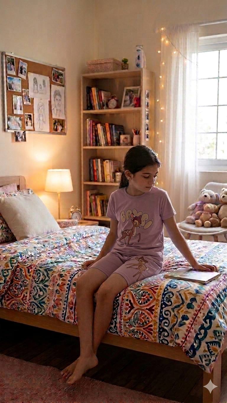 Ensemble Short et T-Shirt Fille Imprimé Bambi