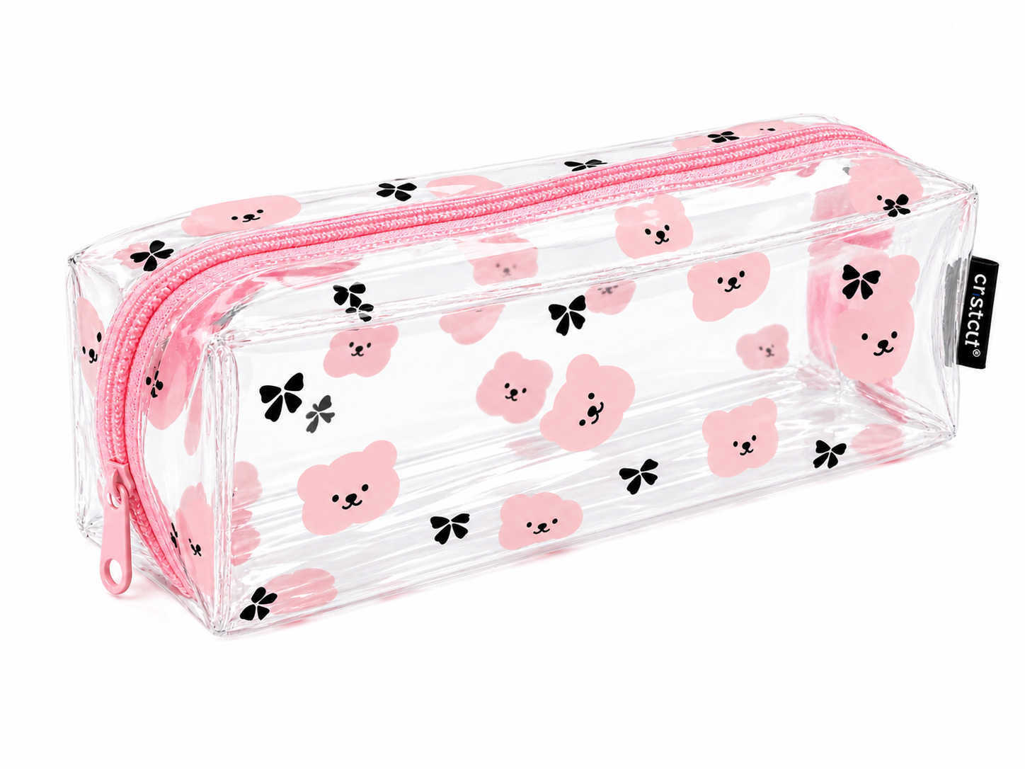 Trousse scolaire transparente cristal CR-1832