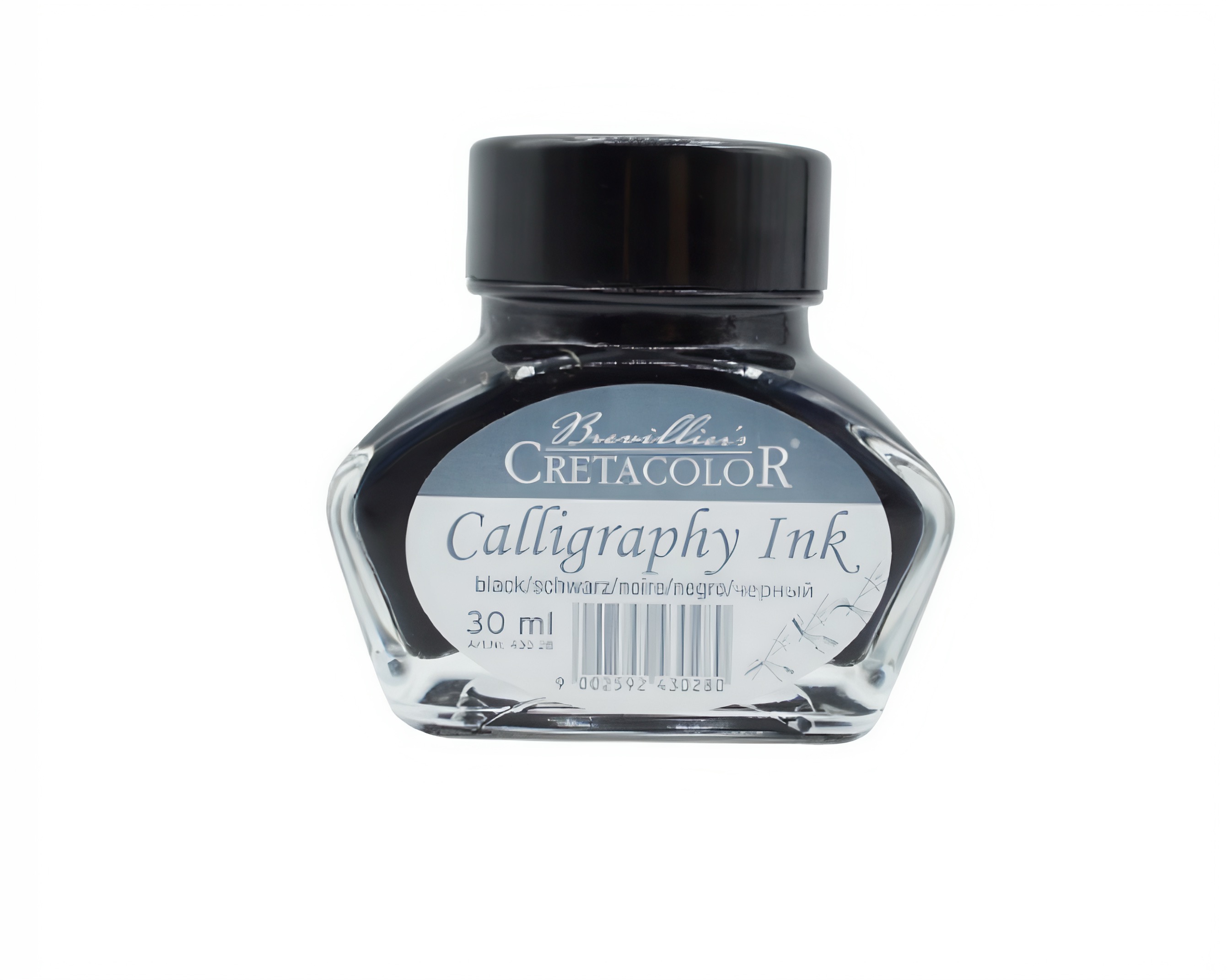 ENCRE DE CALLIGRAPHIE 30ML NOIR -CRETACOLOR-