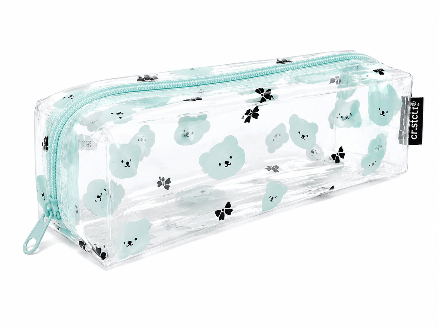 Trousse scolaire transparente cristal CR-1832