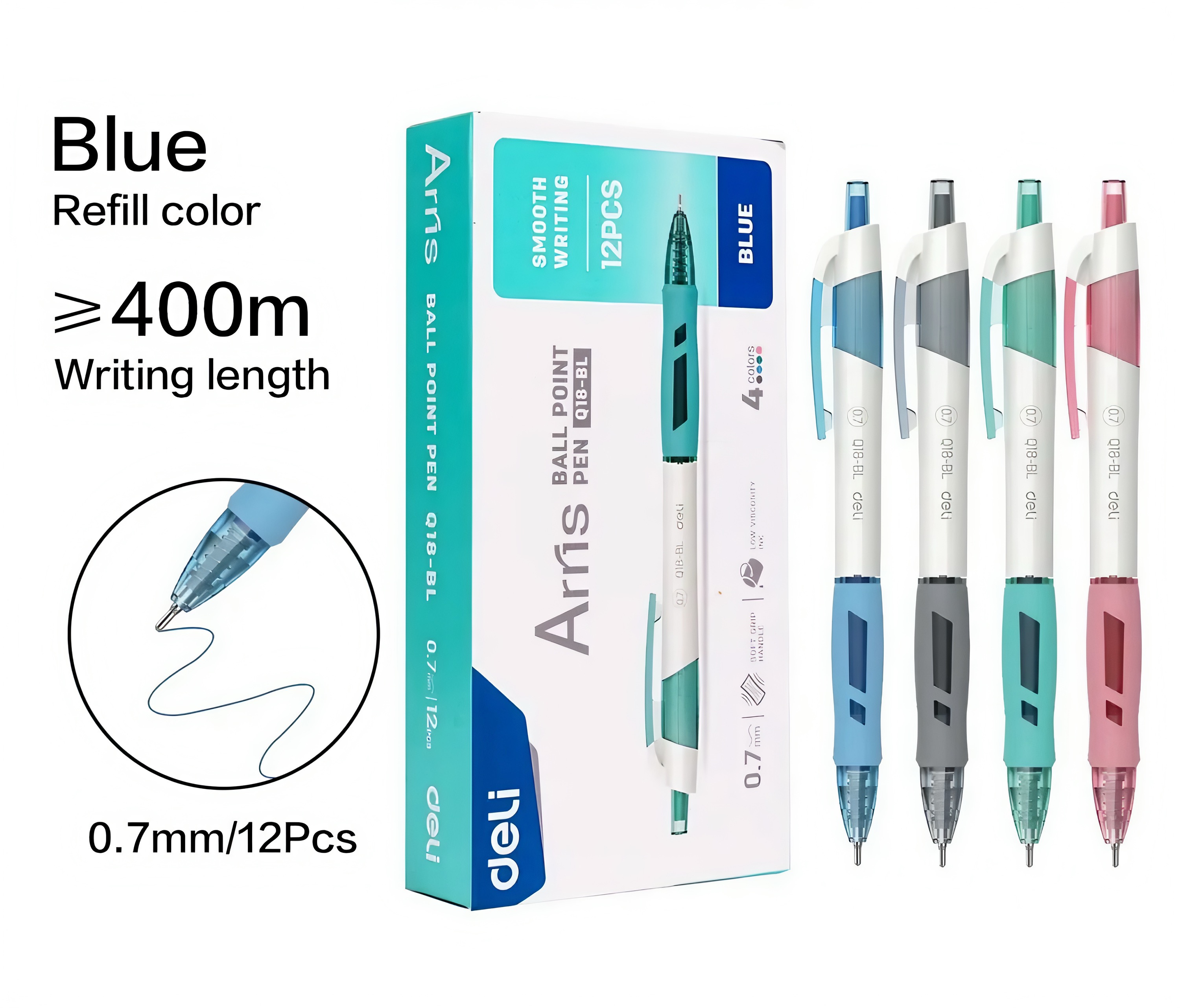 Stylo bleu Arris 0.7mm
