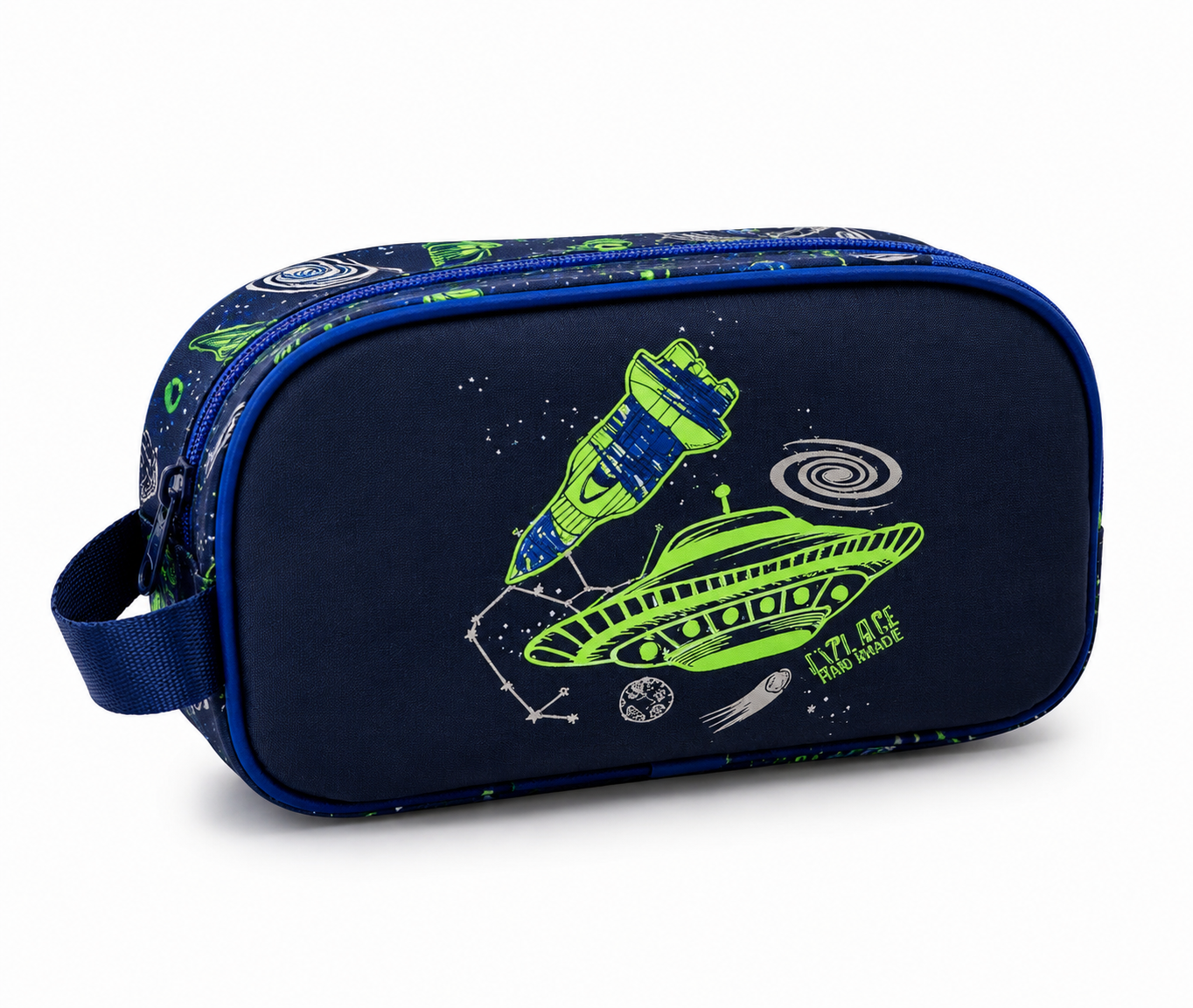 Trousse cristal Scolaire 3 poches Garçon CR-1103
