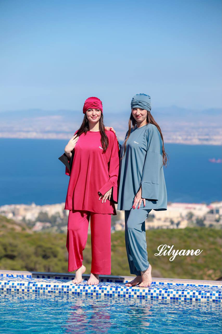 Burkini 3 pièces Lilyane – Ensemble maillot de bain couvrant