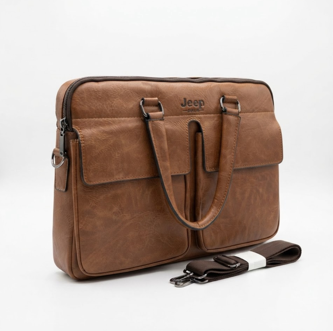 Cartable en Simili Cuir Design Élégant jeep