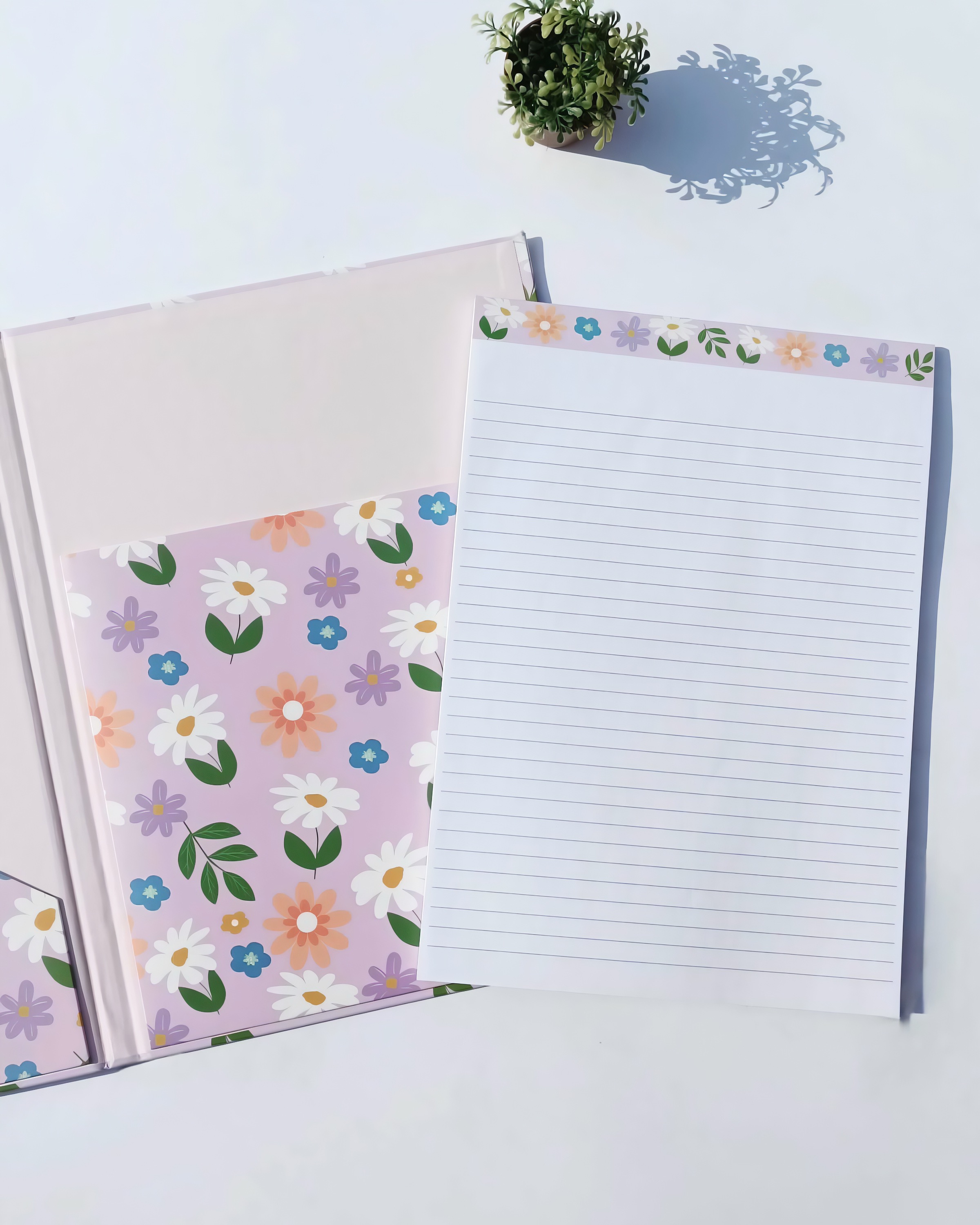 CLIP BOARD AVEC BLOC DE PAPIER