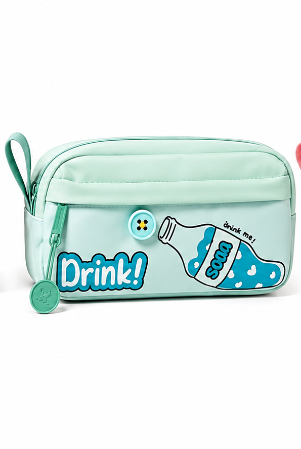 Trousse scolaire cristal Drink CR-12017
