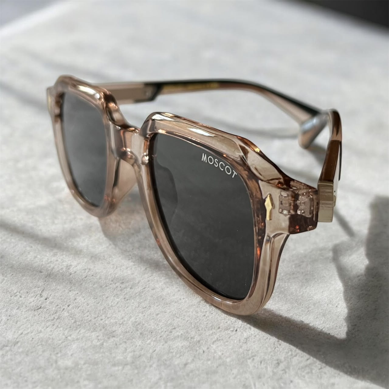 Lunettes de Soleil Moscot Monture Transparente