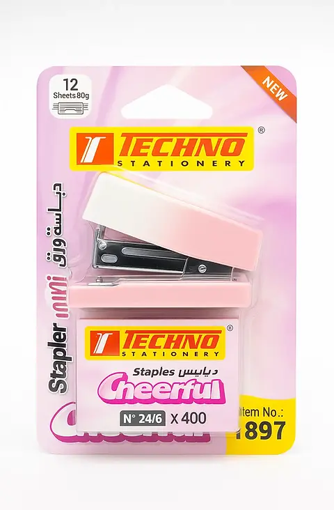 AGRAFEUSE MINI 24/6 26/6 (12F/80G) CHEERFUL SB REF 7897
