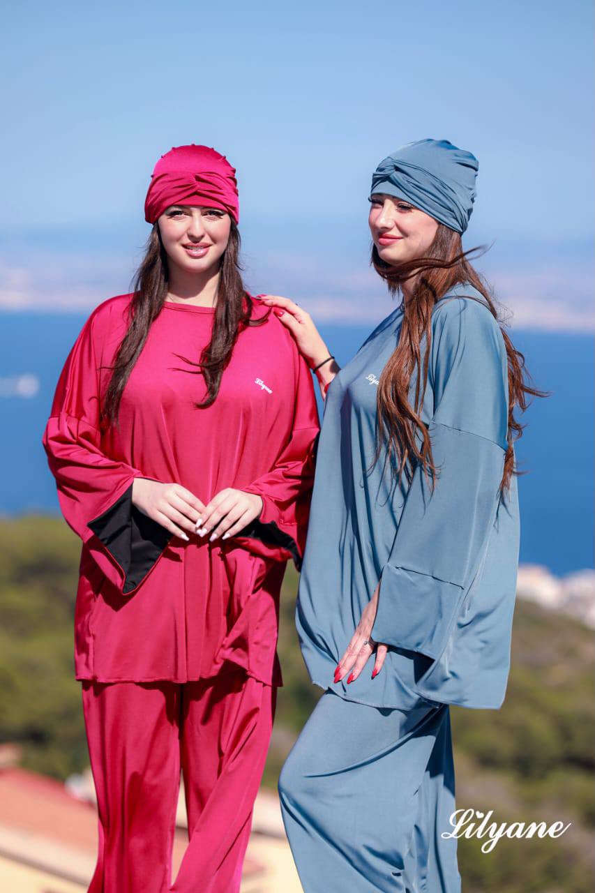 Burkini 3 pièces Lilyane – Ensemble maillot de bain couvrant