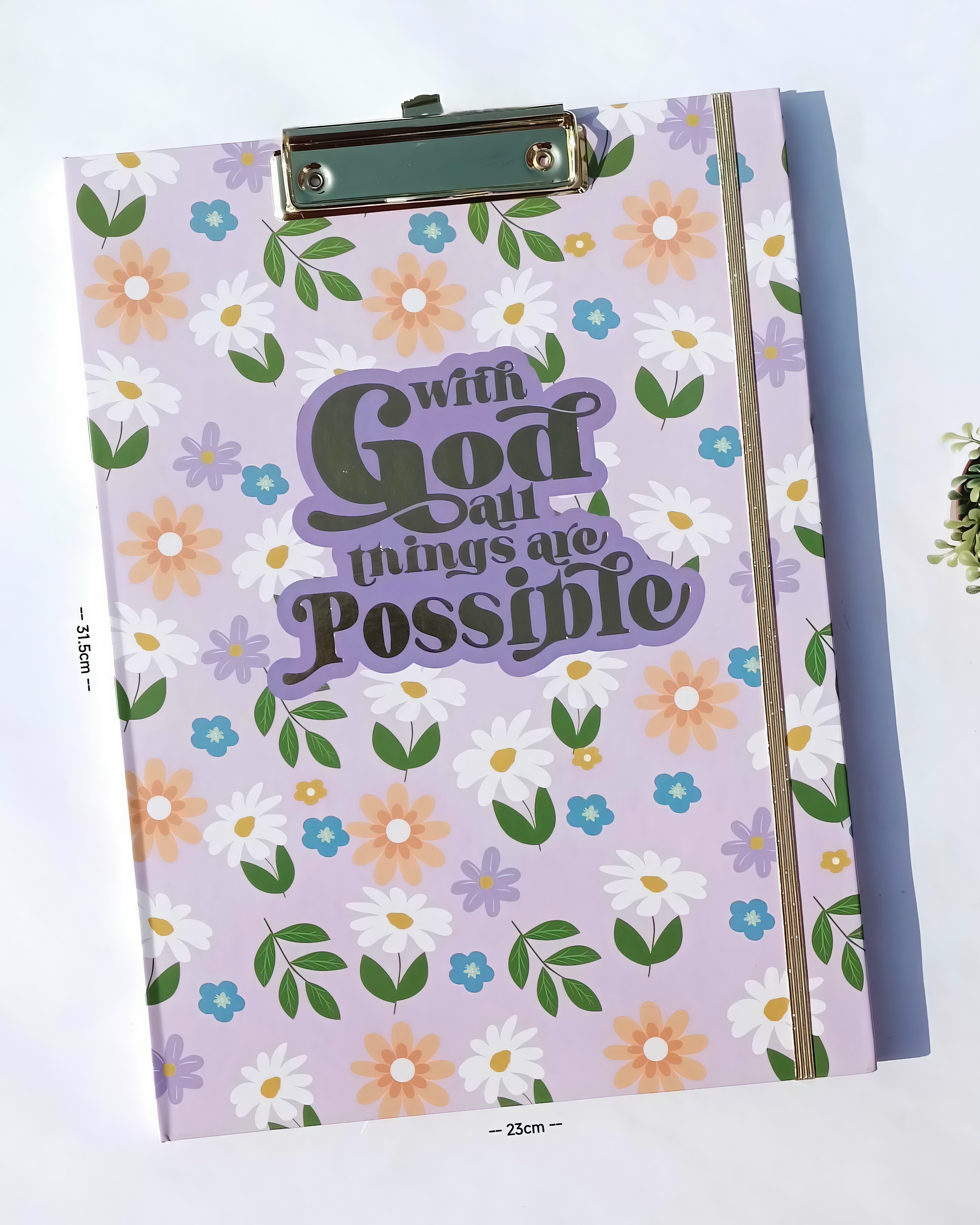 CLIP BOARD AVEC BLOC DE PAPIER