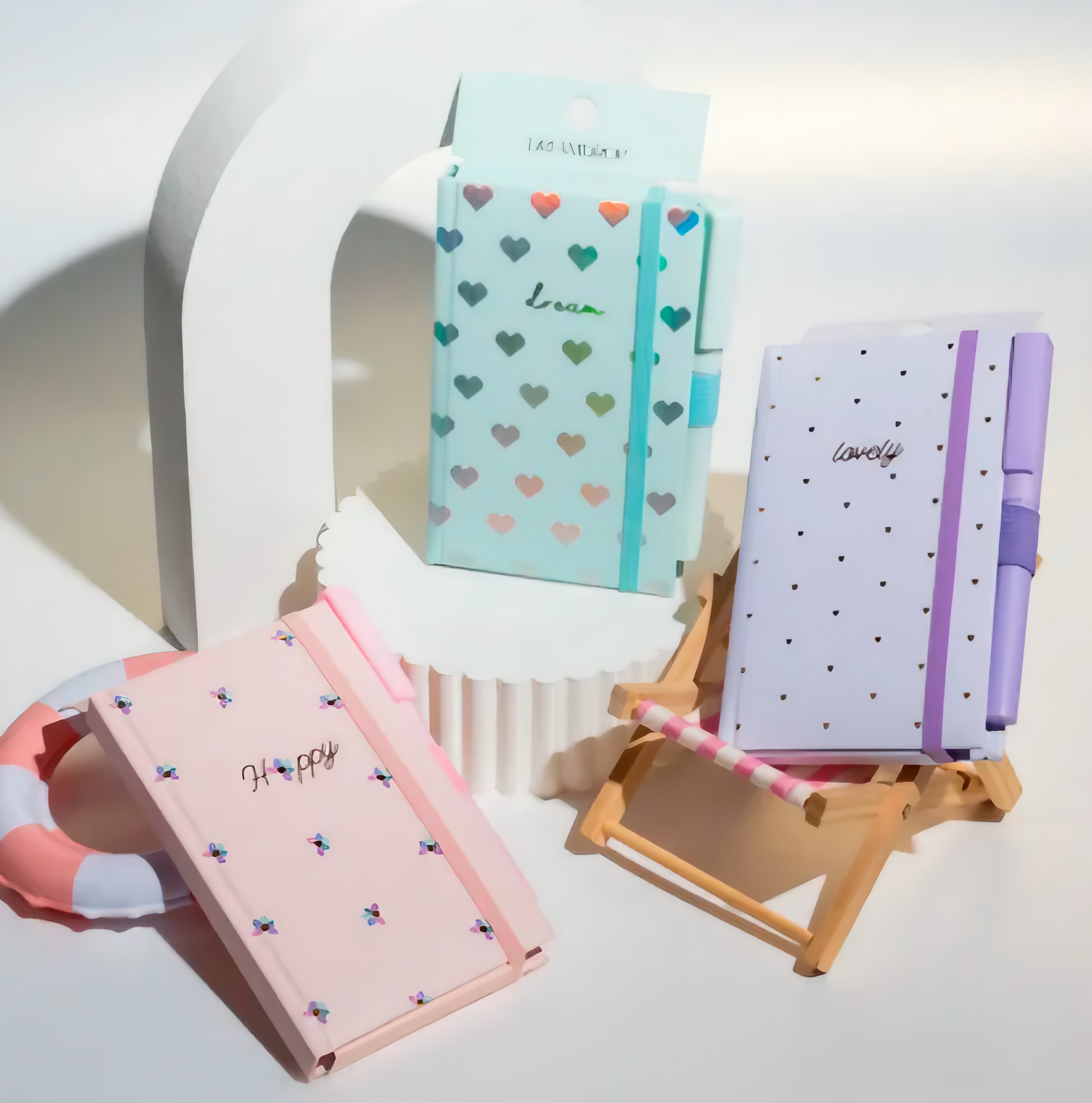 MINI CARNETS AVEC STYLO -BHM-