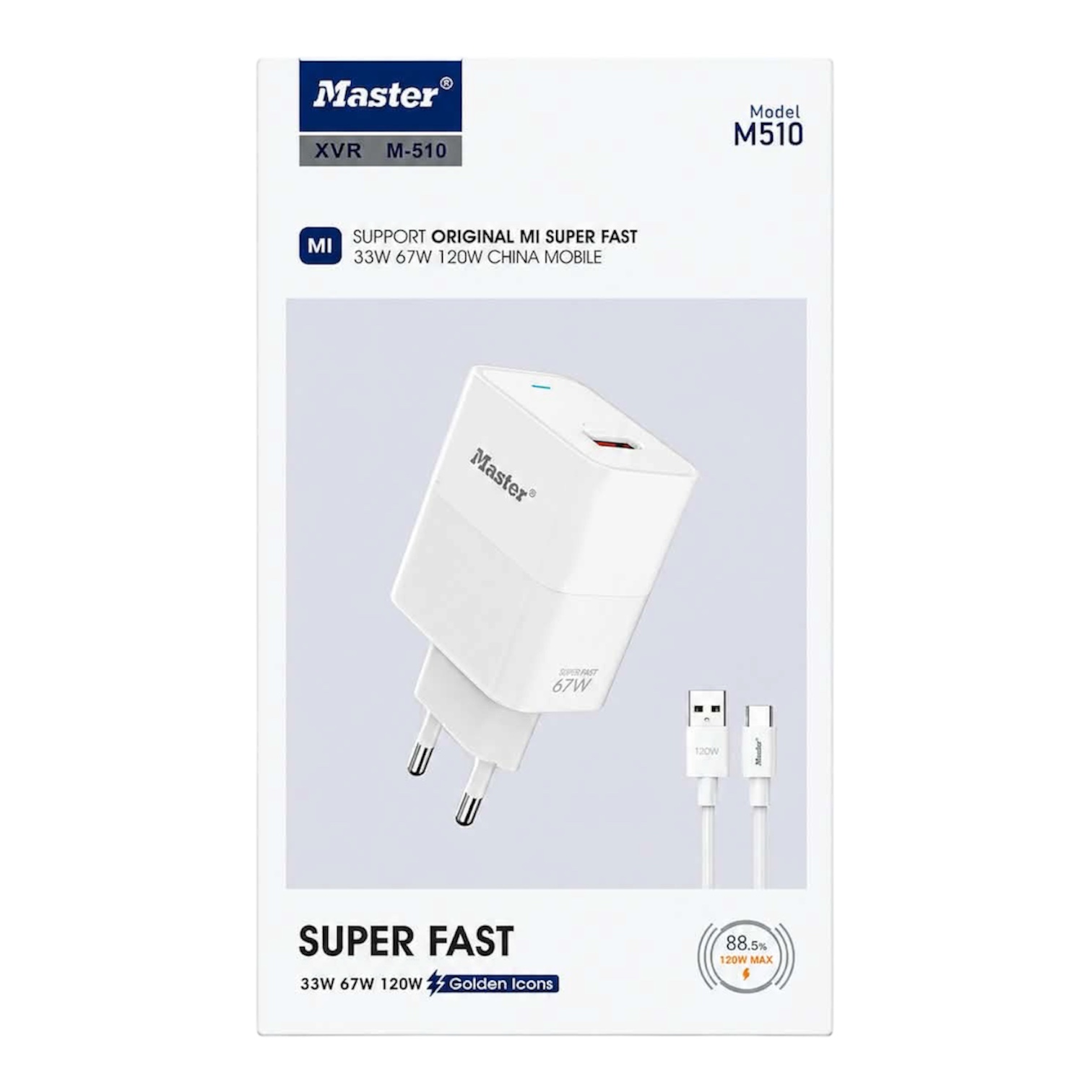 Chargeur master M-510 - 67 w super fast charge