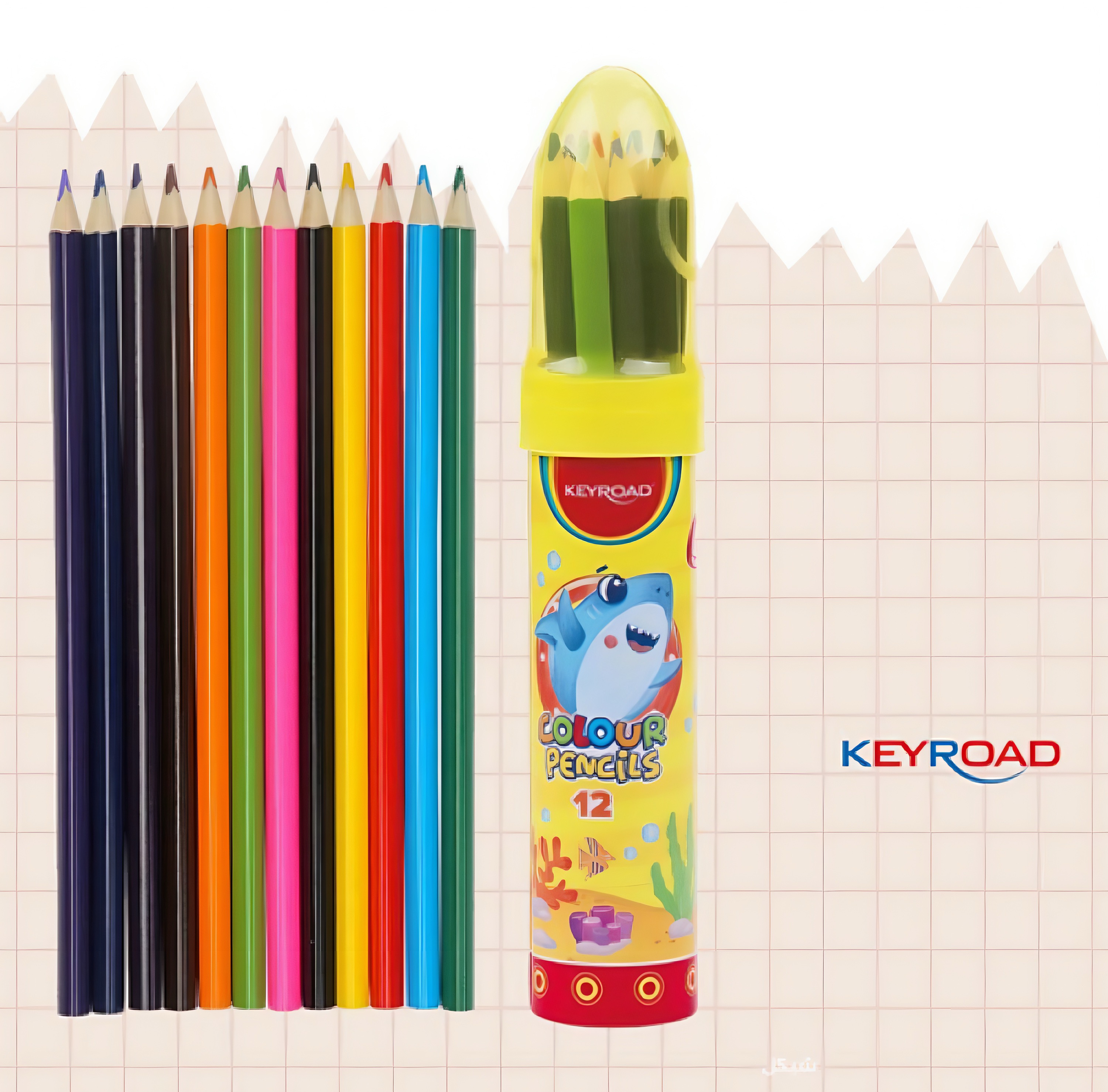 CRAYON DE COULEUR EN BOITE KEYROAD KR972228