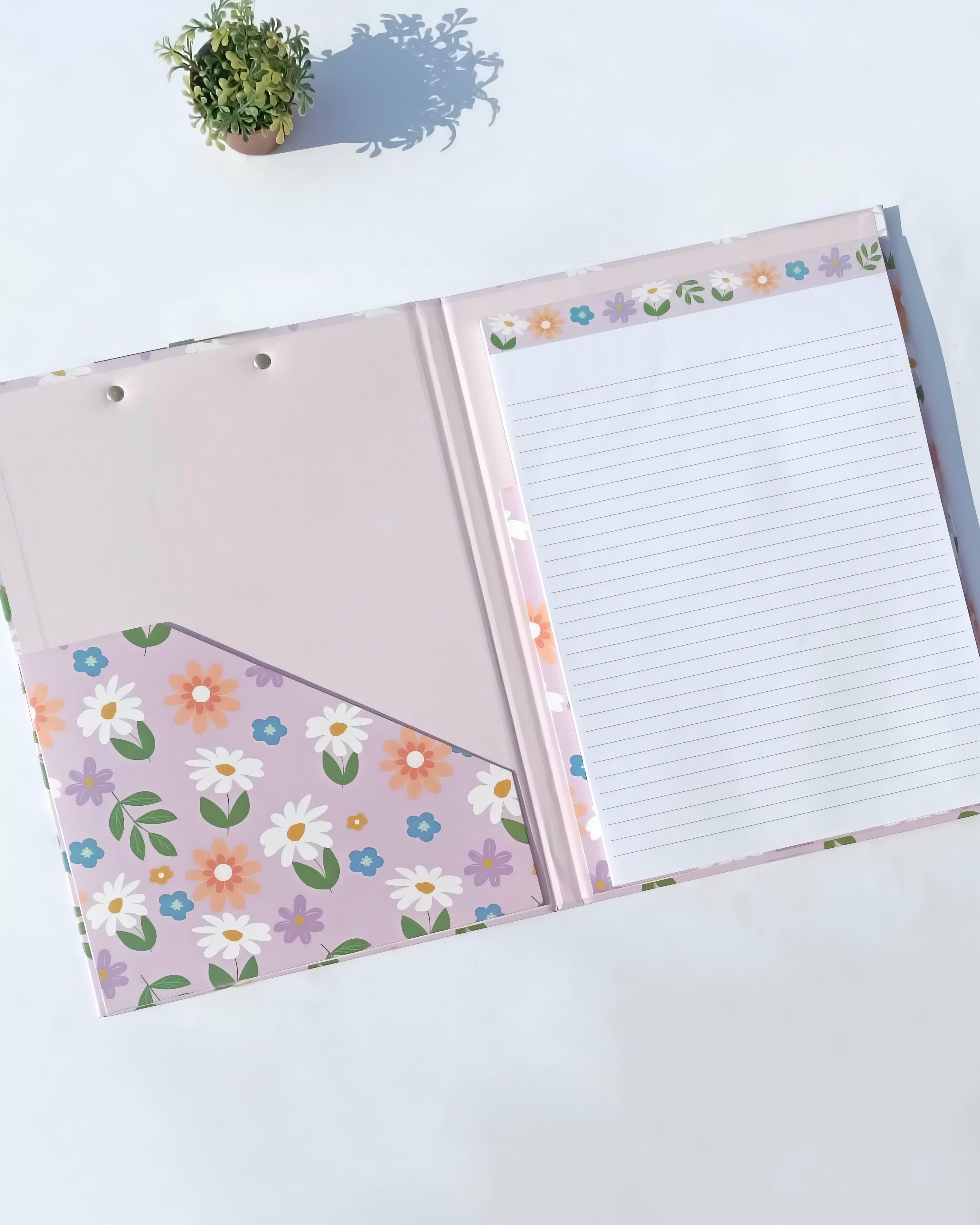 CLIP BOARD AVEC BLOC DE PAPIER