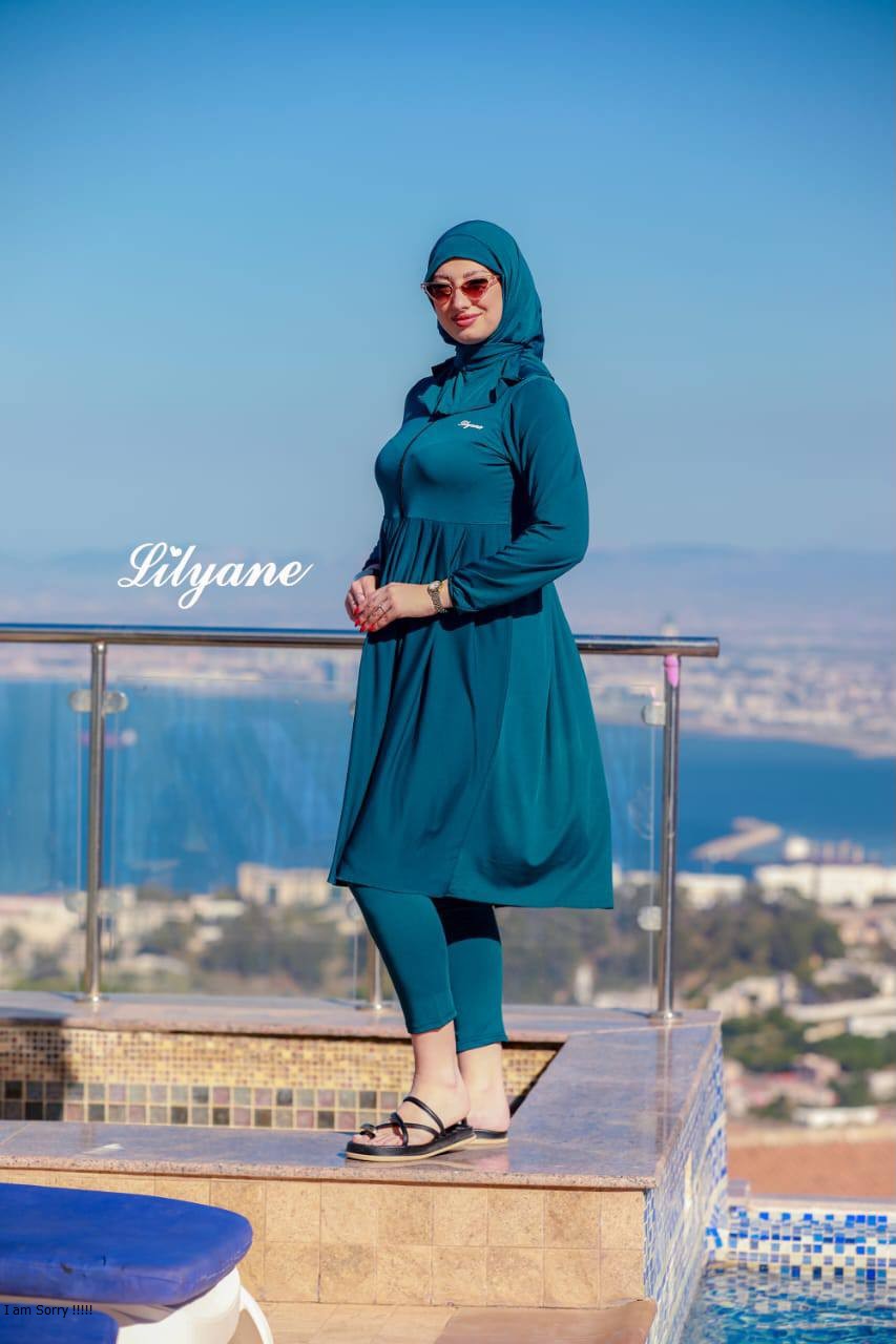 Burkini Lilyane – Ensemble 3 pièces manches longues