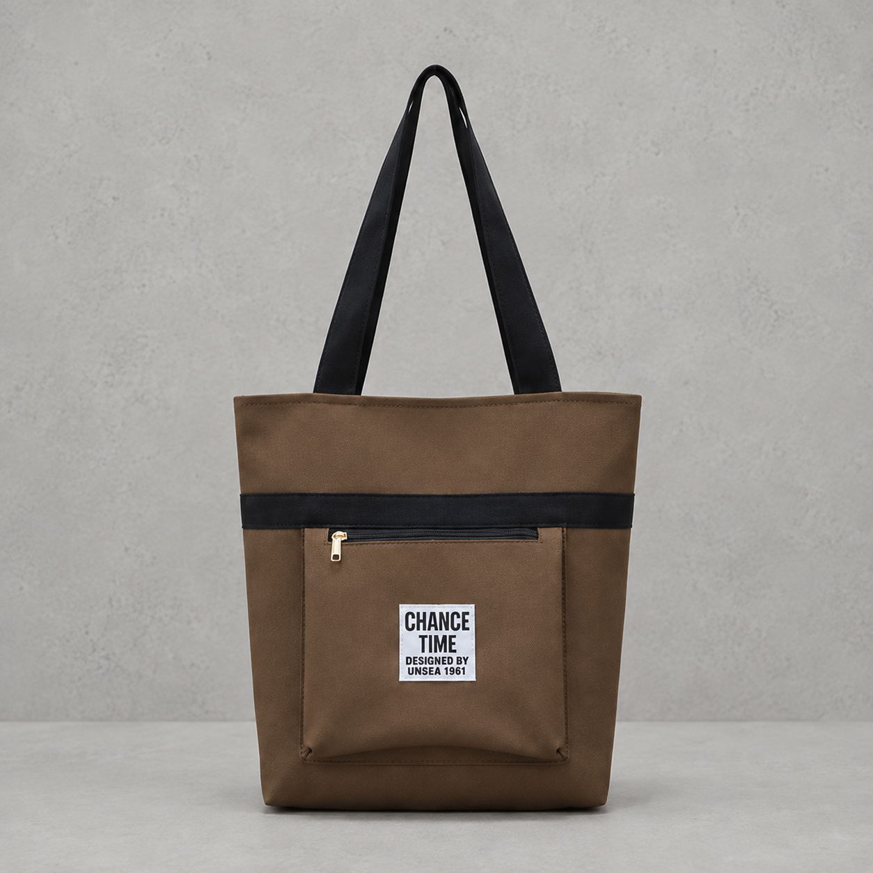 Tote Bag Casual Bicolore Chance Time