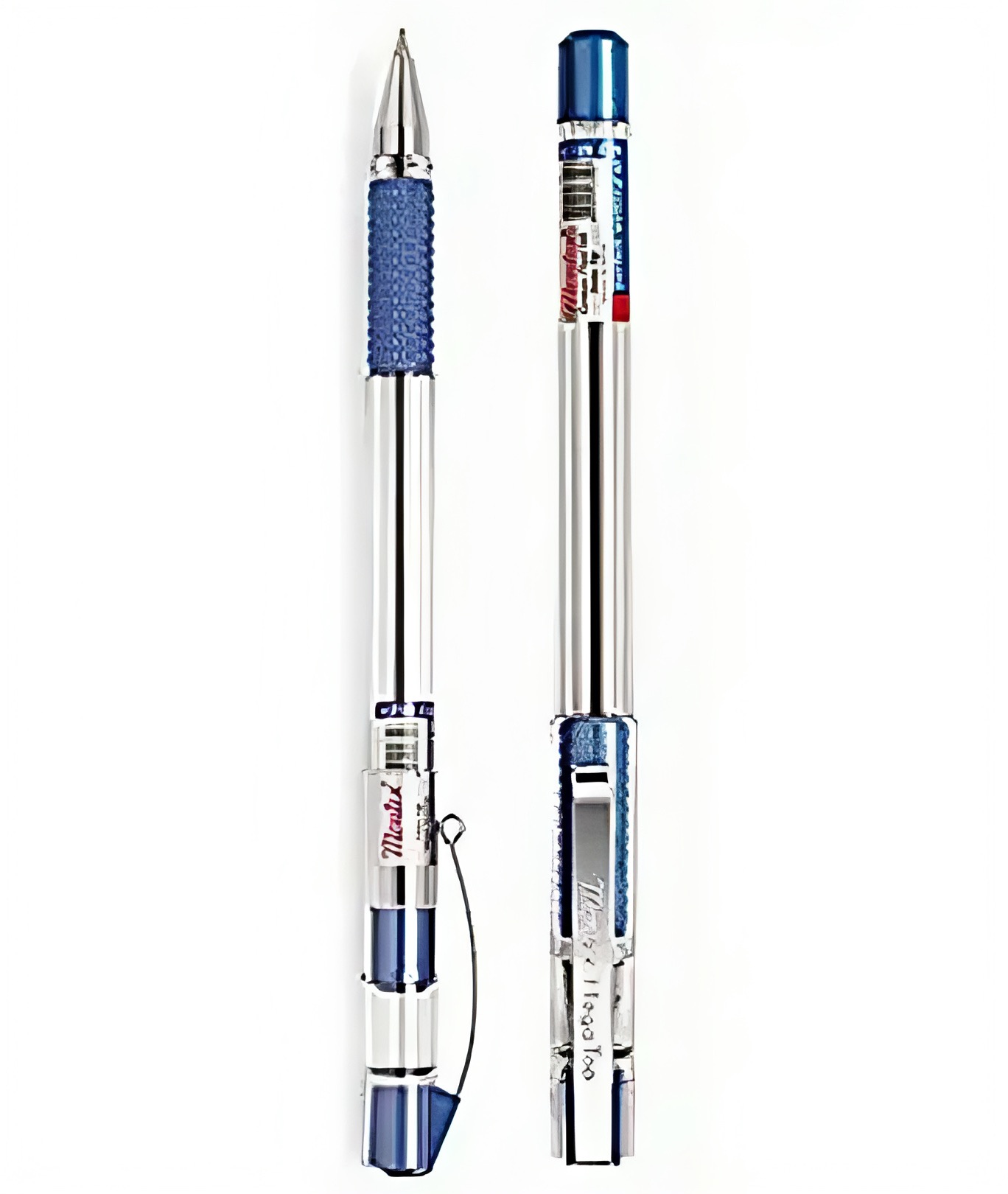 STYLO A BILLE TECHNO MEGA TOP BLEU-ROUGE-VERT